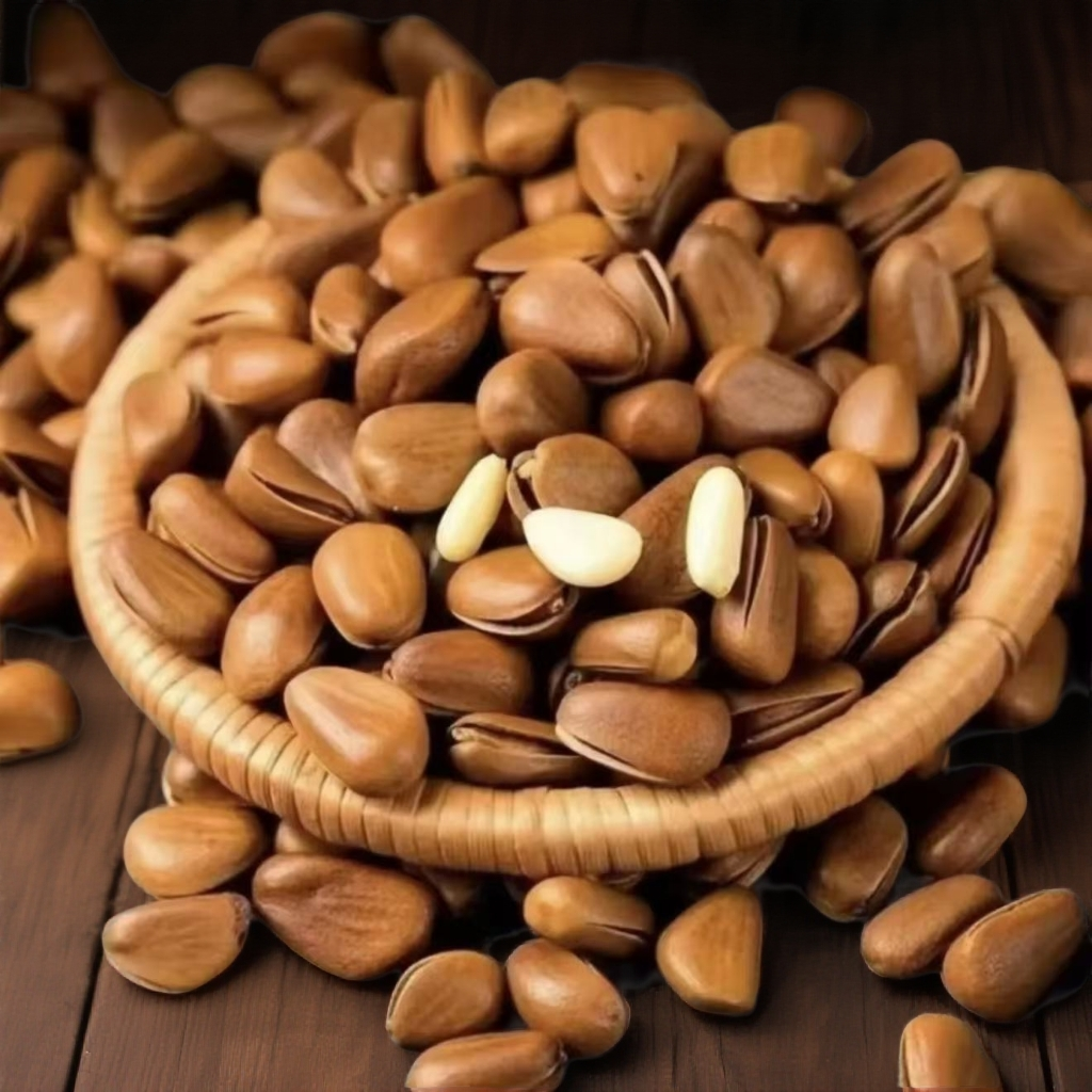 臣良HD今年新松子东北开口红松子现炒手剥开口松子零食坚果