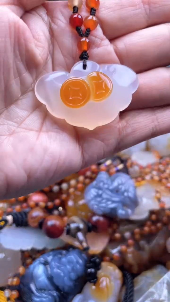 【闪购商品】玛瑙/玉髓颈饰未镶嵌AA
