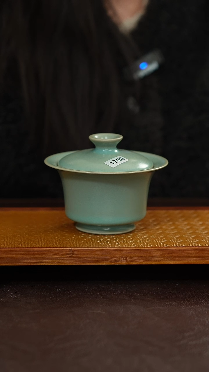 摆件陶原矿原釉汝宋汝瓷