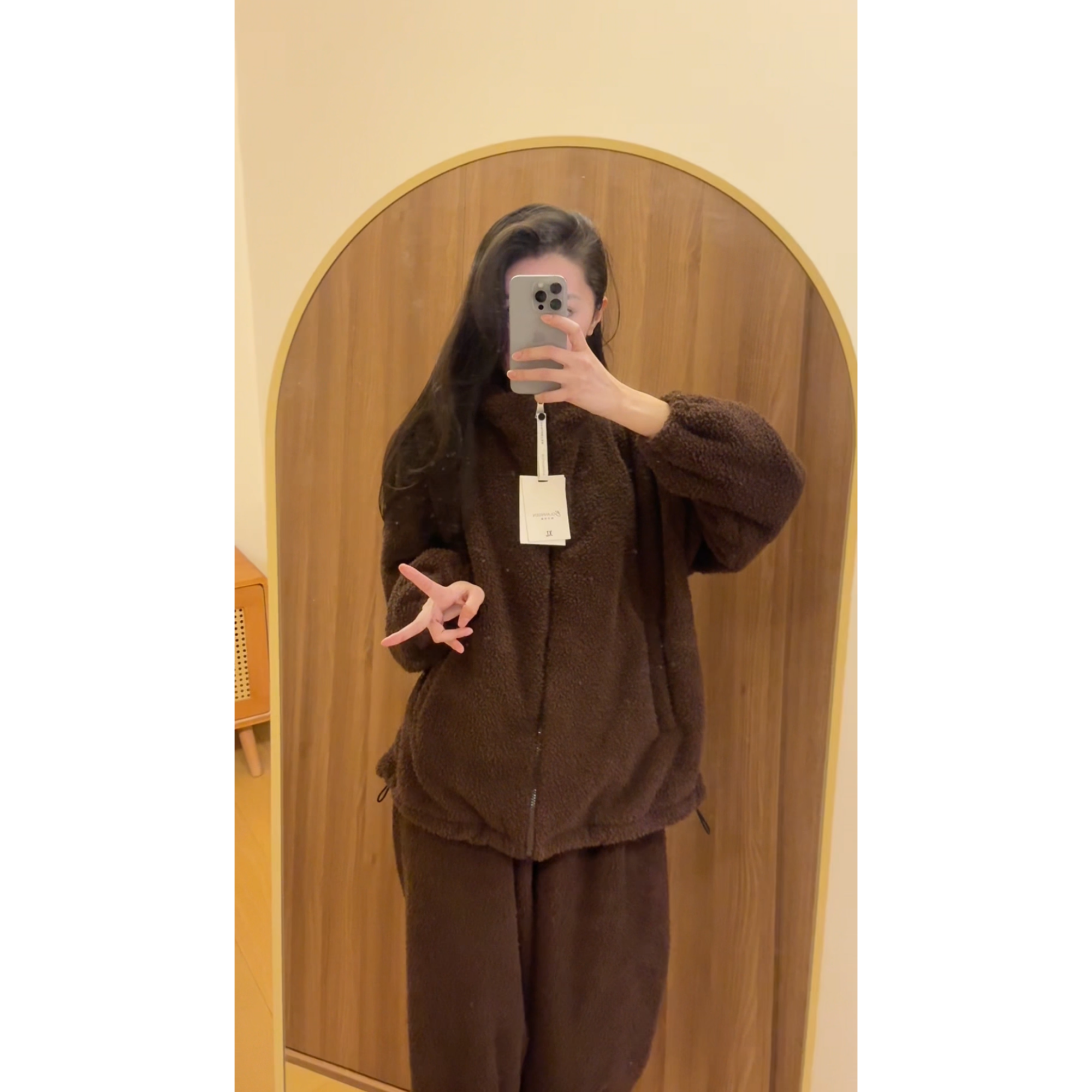 【清】拒绝臃肿高密加绒半边绒睡衣女秋冬季套装家居服保暖长袖