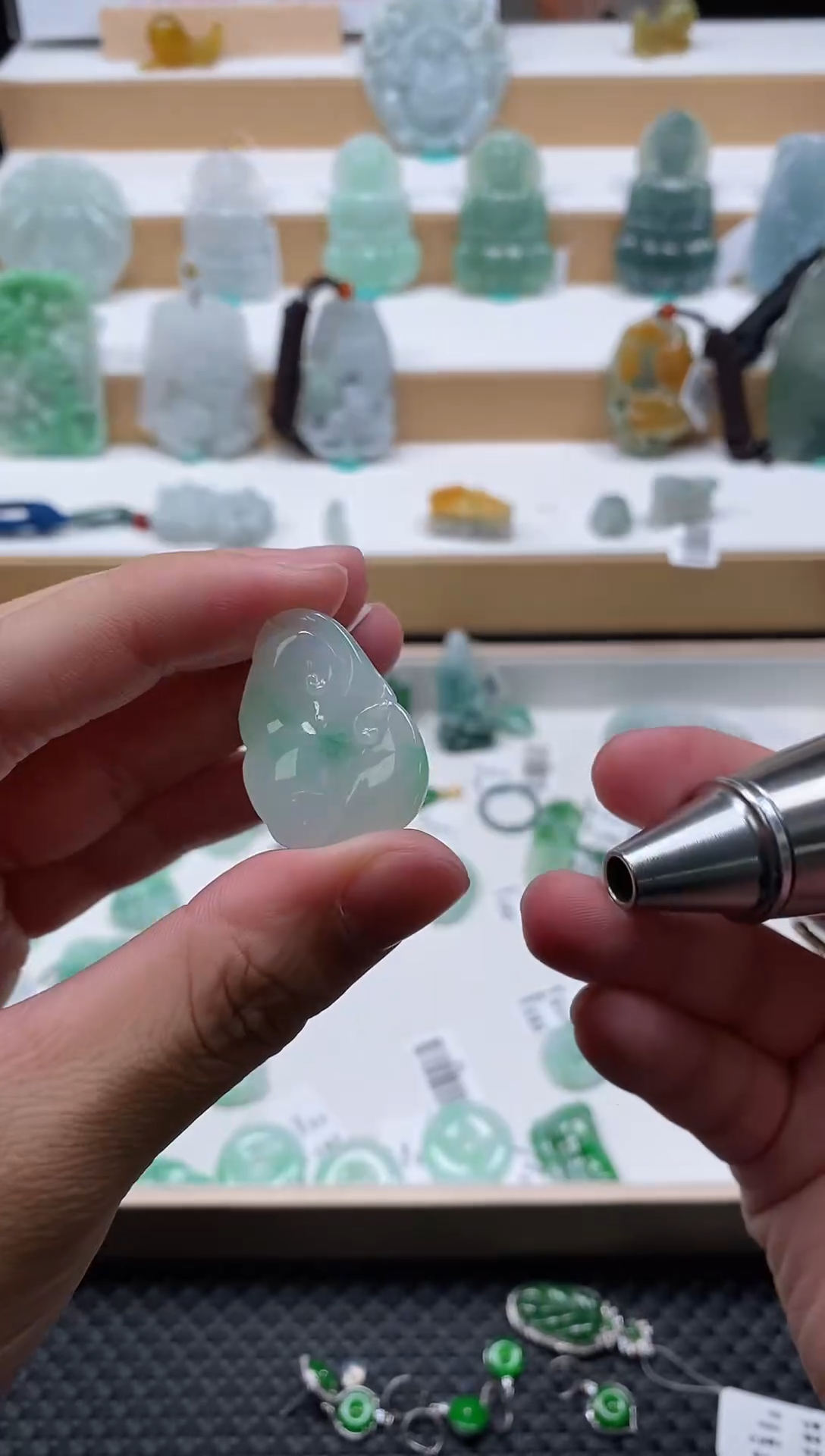 【闪购商品】翡翠颈饰未镶嵌137如意