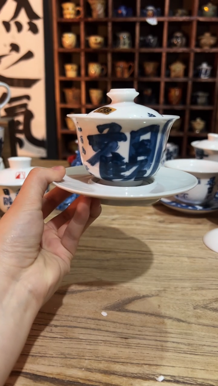 【闪购商品】观云听雨原创手绘茶具