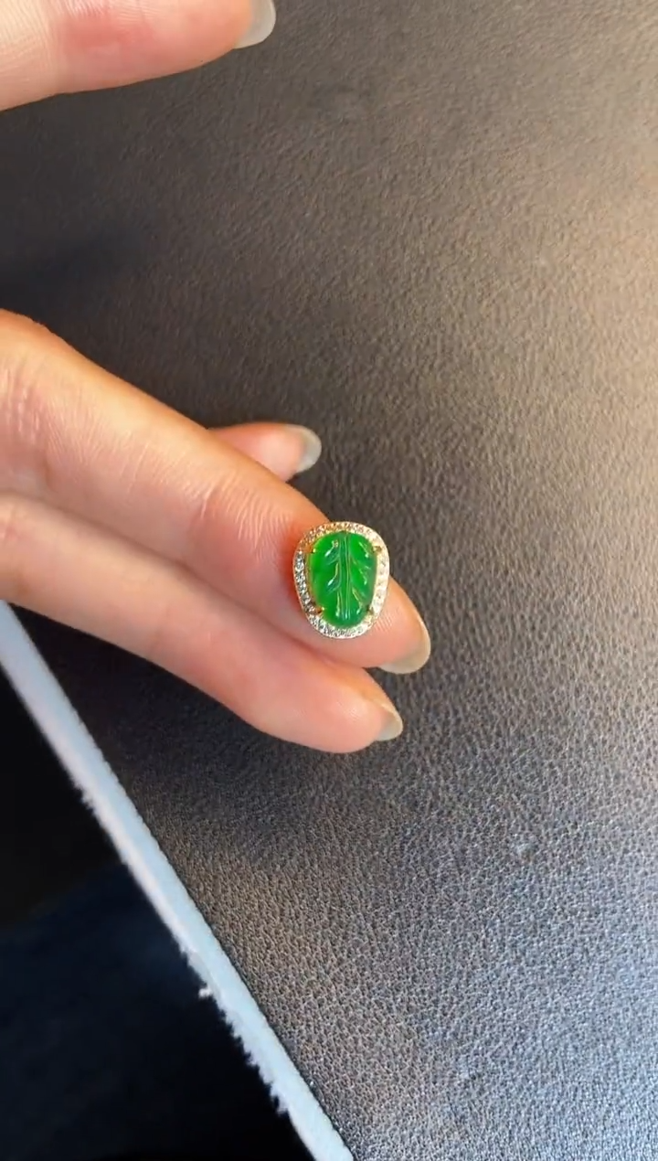 吊坠(不含链)银S925镶嵌翡翠1