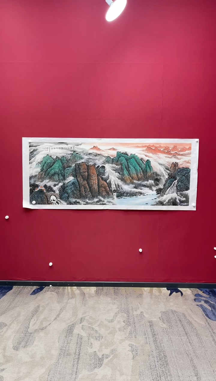 【闪购商品】国画吴-金书原作山水/无框/W不带书