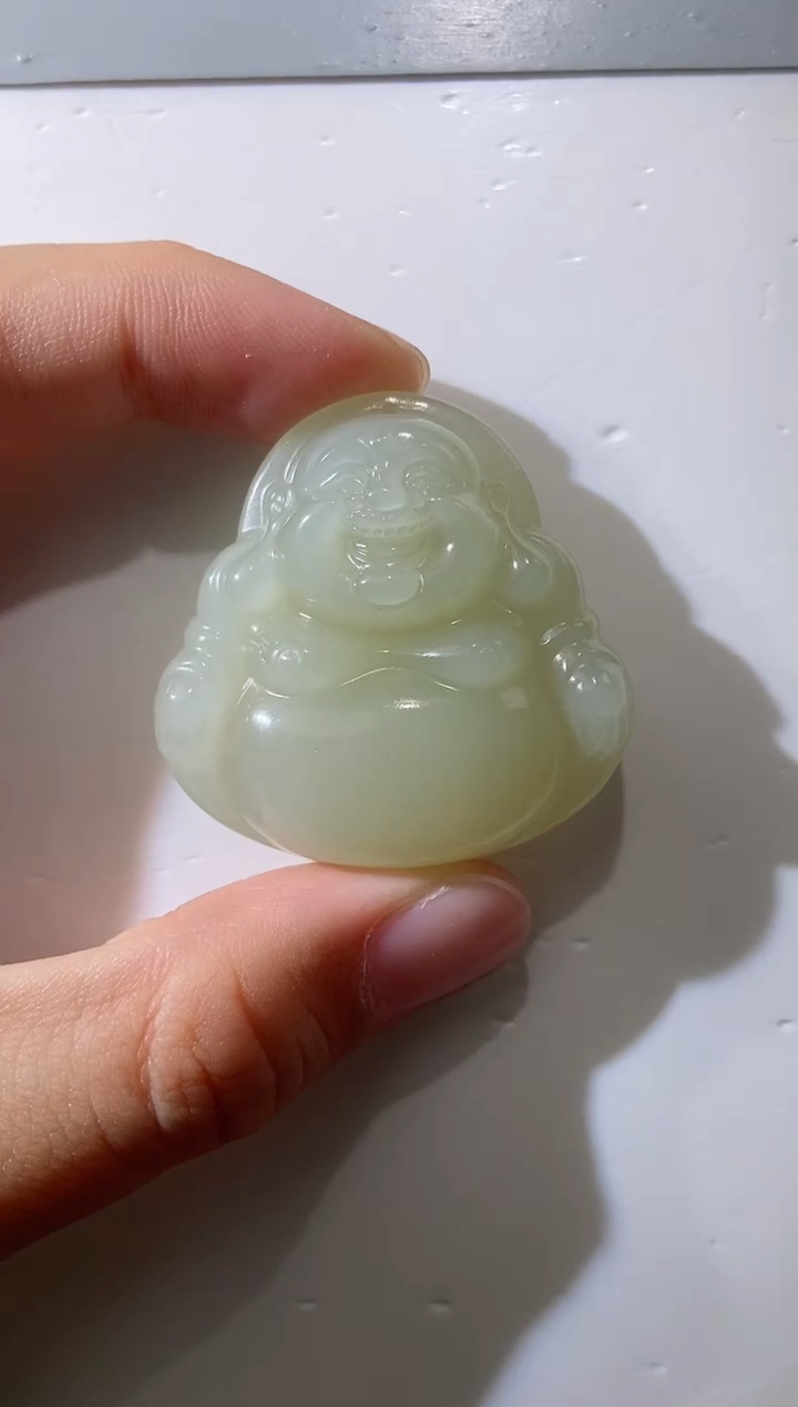 【闪购商品】和田玉吊坠(赠链)未镶嵌和田玉佛公吊坠