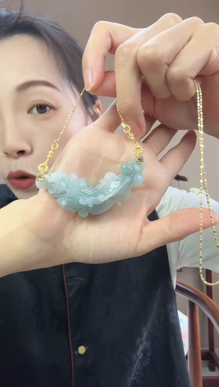 【闪购商品】翡翠颈饰未镶嵌国风原创