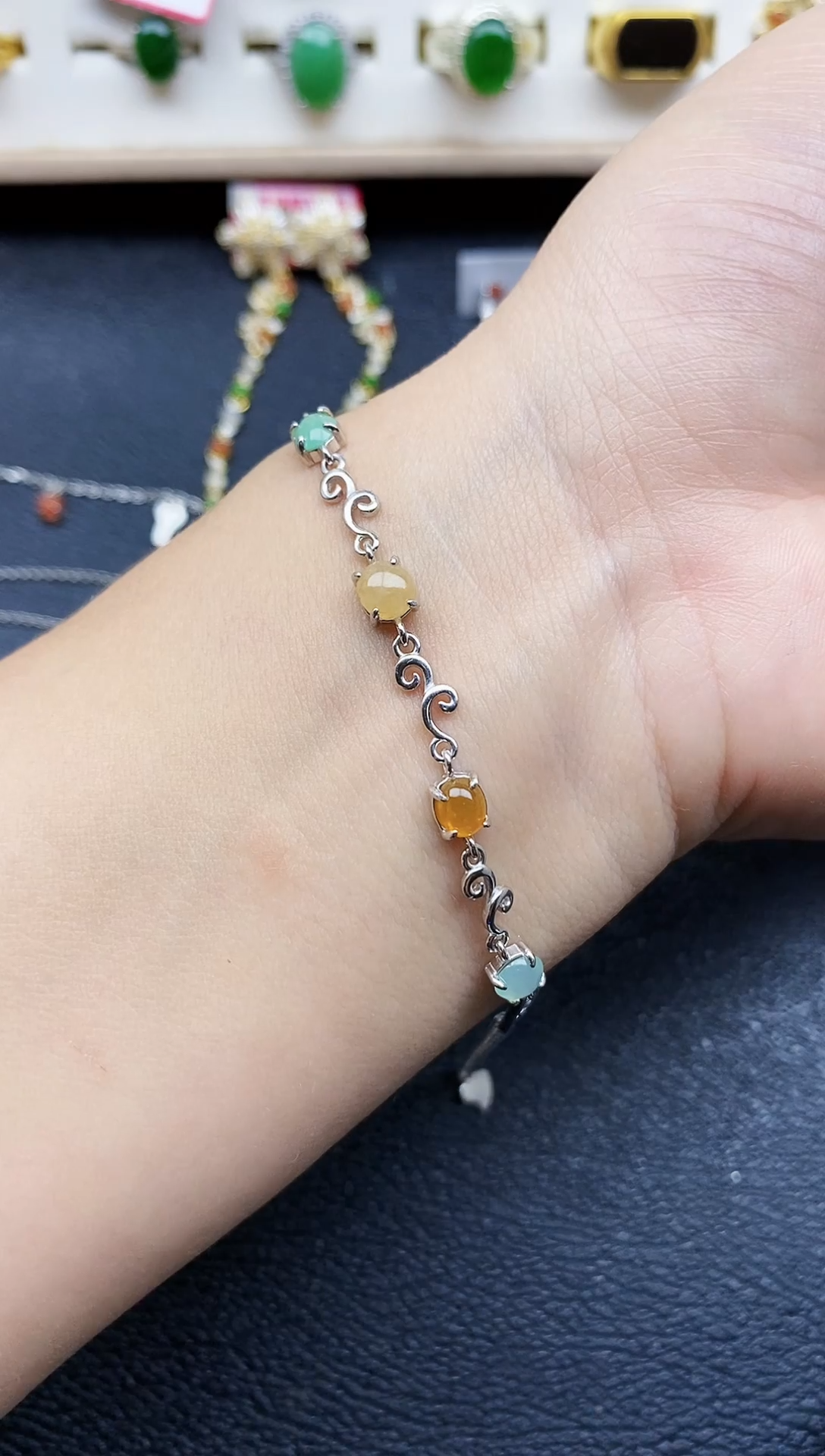 【闪购商品】翡翠戒指银S925镶嵌11111