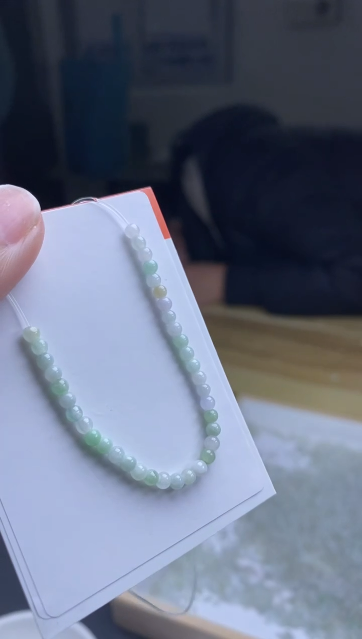 【闪购商品】翡翠颈饰未镶嵌雪欣散珠定制diy