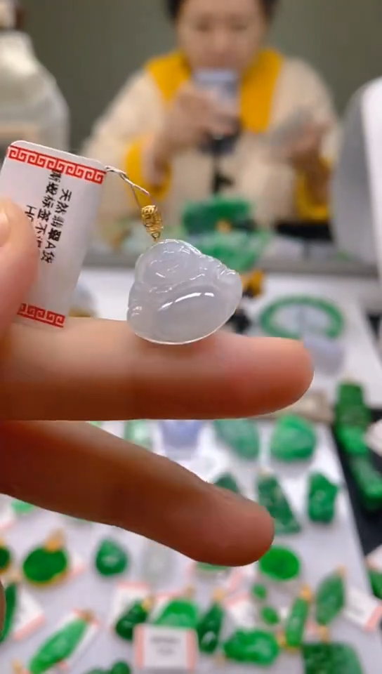 【闪购商品】翡翠颈饰18K金镶嵌新号开播，全场乱卖