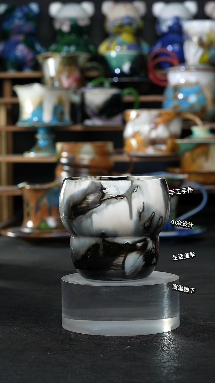 设计师款景德镇森涩手创陶瓷（食品级）233