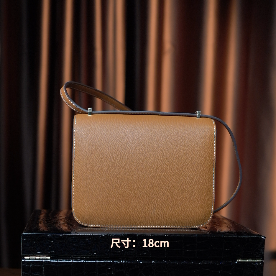 原创设计高定18cm“康康”真皮包 -Q1046