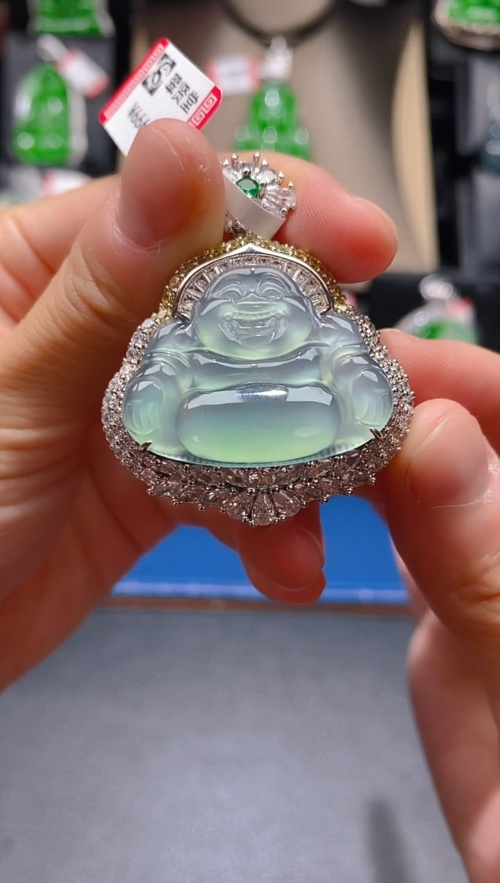 【闪购商品】翡翠颈饰未镶嵌天然A货翡翠v02