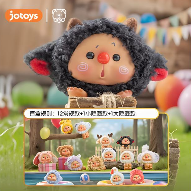 OYO熊崽动物趴体系列mini萌粒盲盒手办