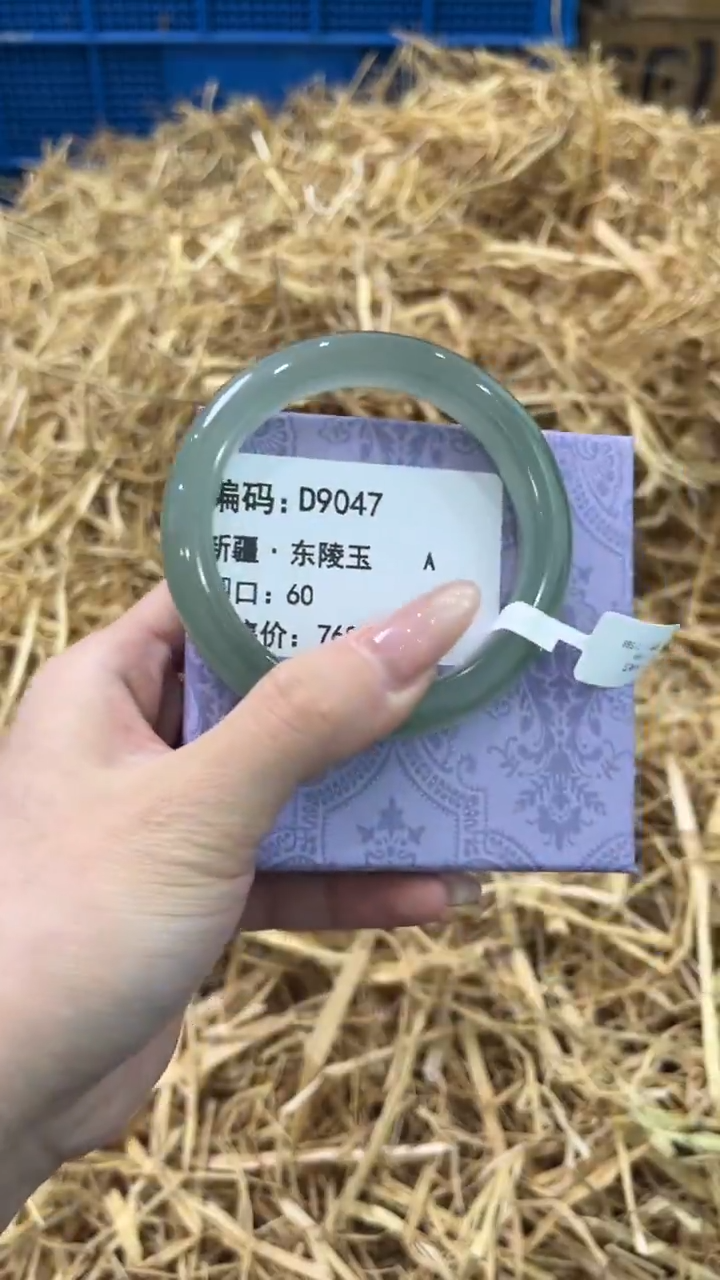 未镶嵌手镯石英质玉D9047