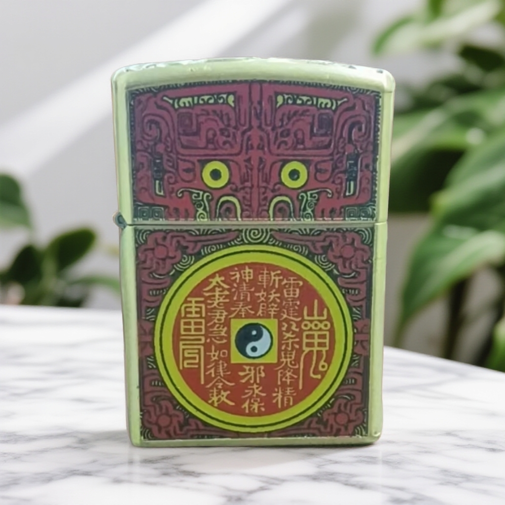 佐罗ZK-CY-8008青铜山鬼煤油打火机创意经典送男友礼物原装个性