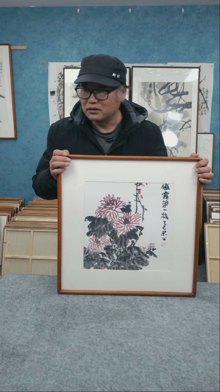 【闪购商品】国画50*50本土老师老师花鸟
