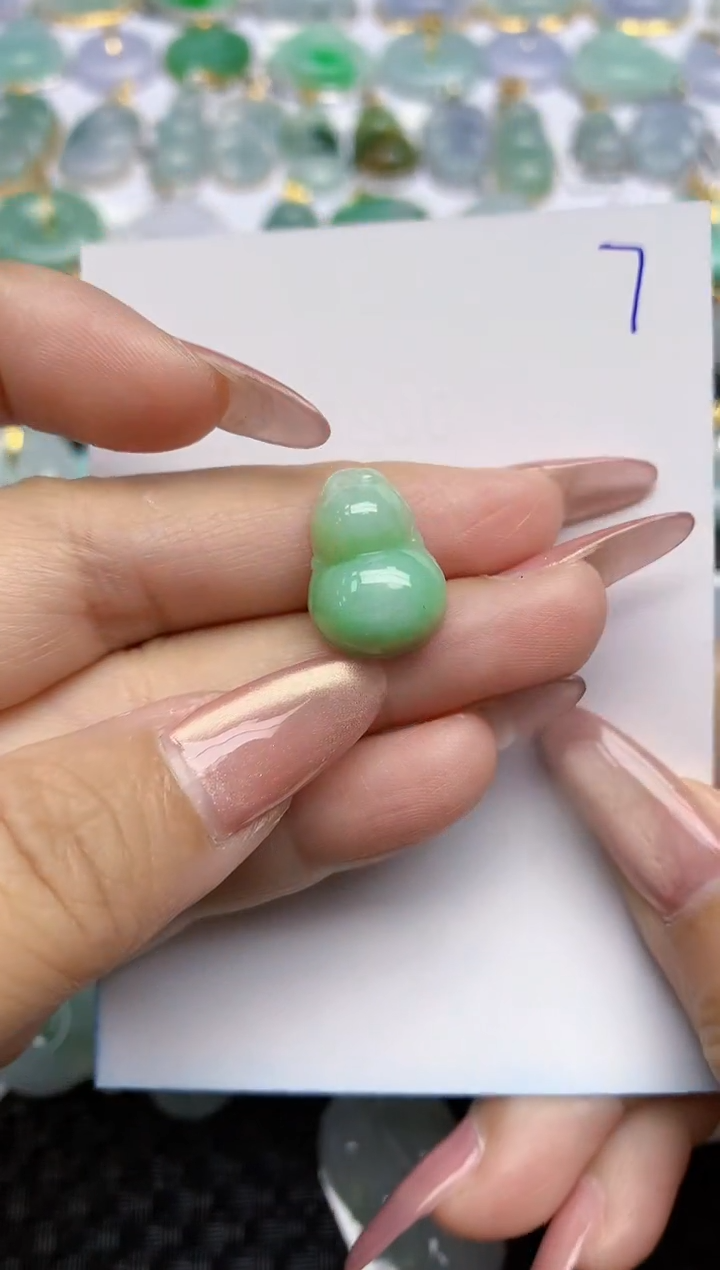 【闪购商品】翡翠颈饰未镶嵌天然A货翡翠 7