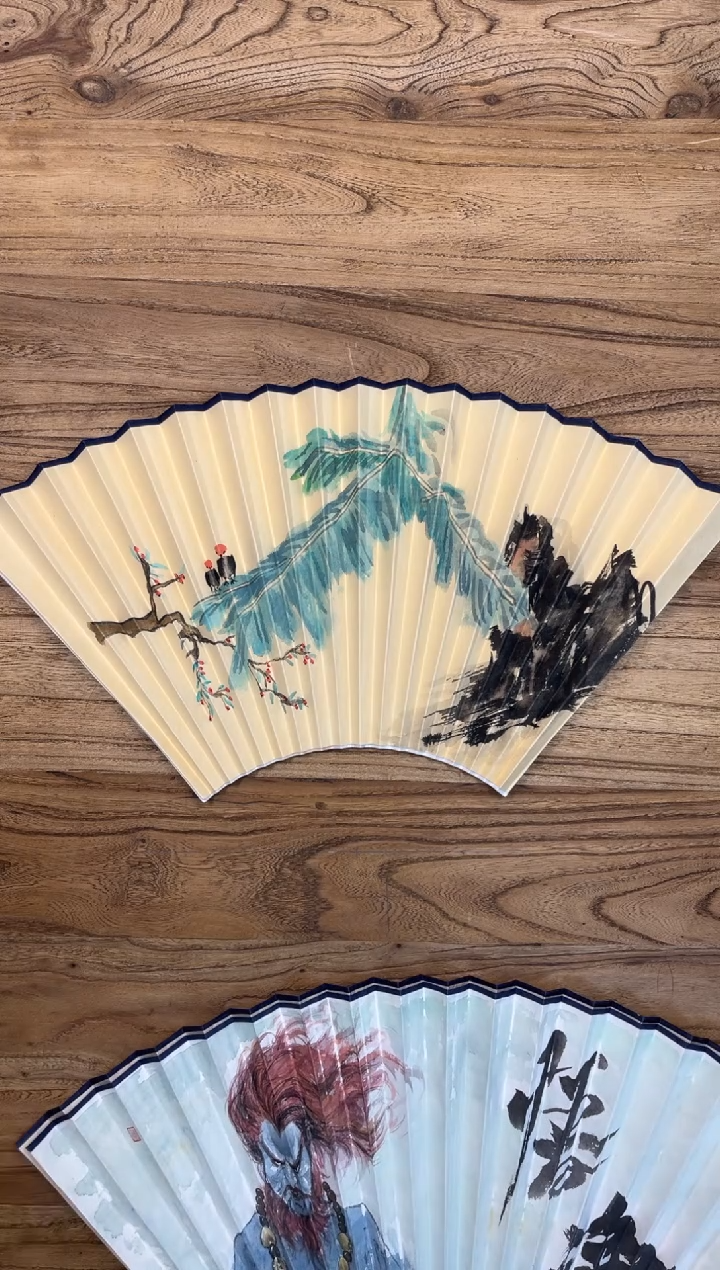 【闪购商品】扇子18方泽黎长物宣纸扇面