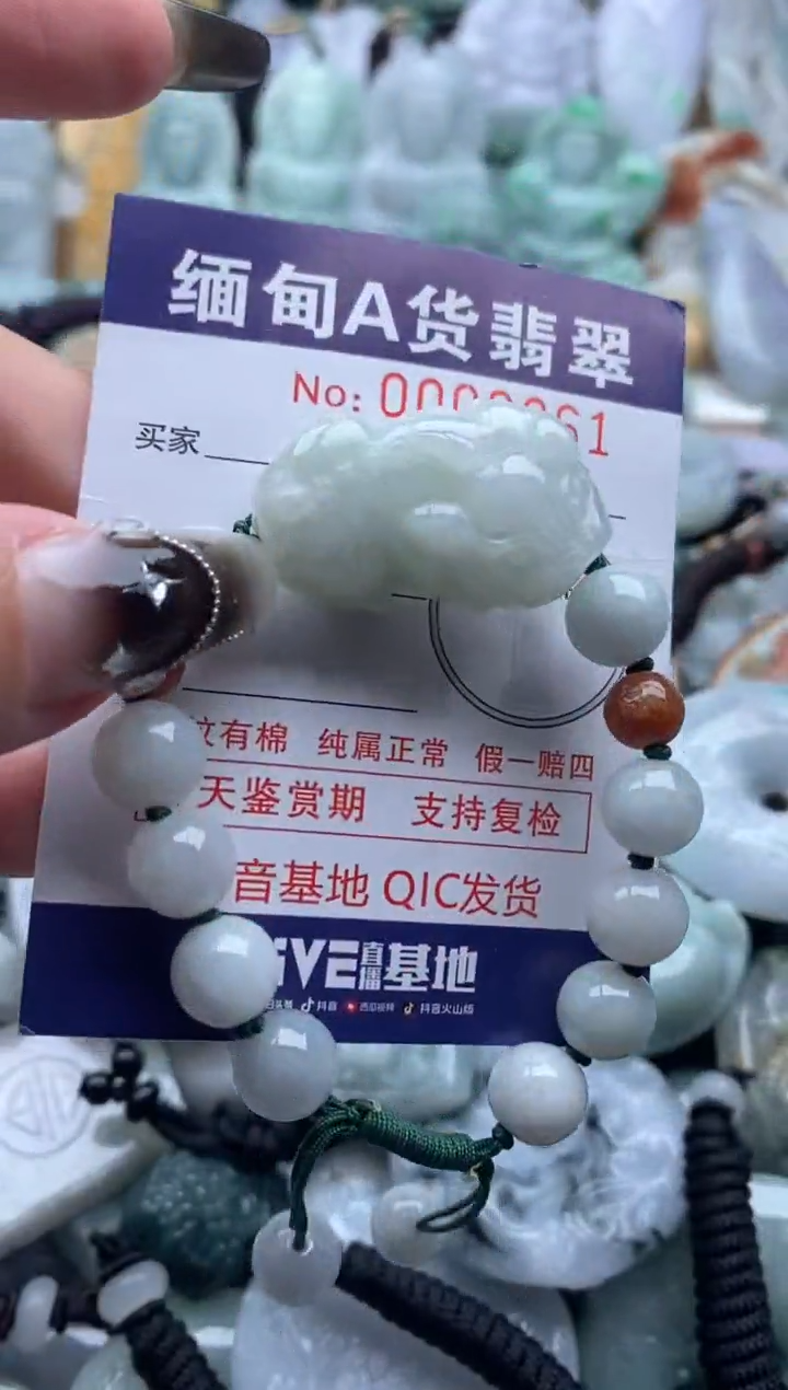 翡翠未镶嵌吊坠(不含链)1