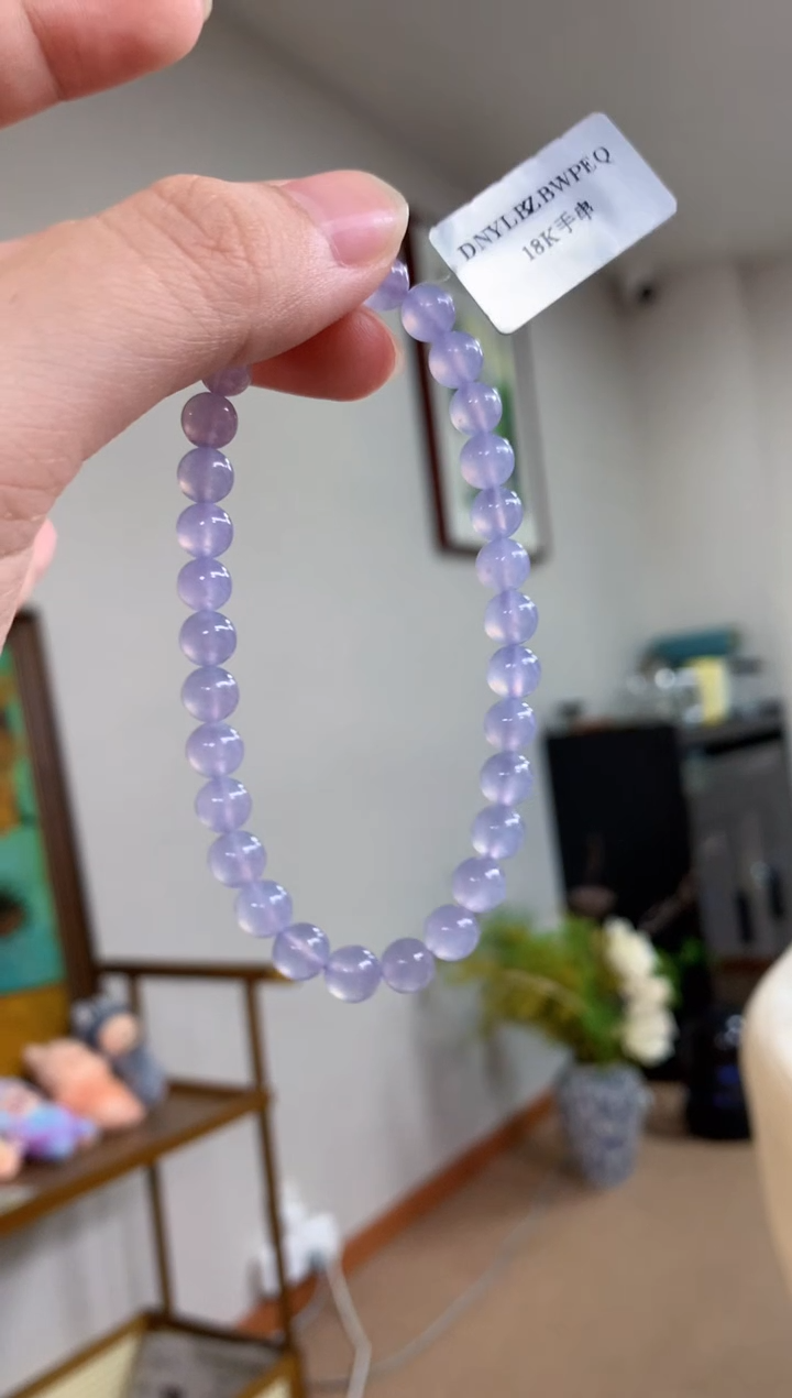 未镶嵌手串翡翠A**yA765|39800定金