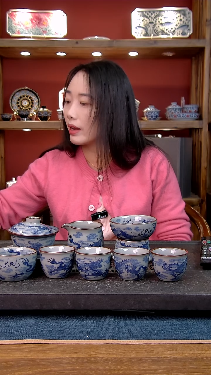 简装家用款8件套 老陶泥开片纹陶瓷茶具