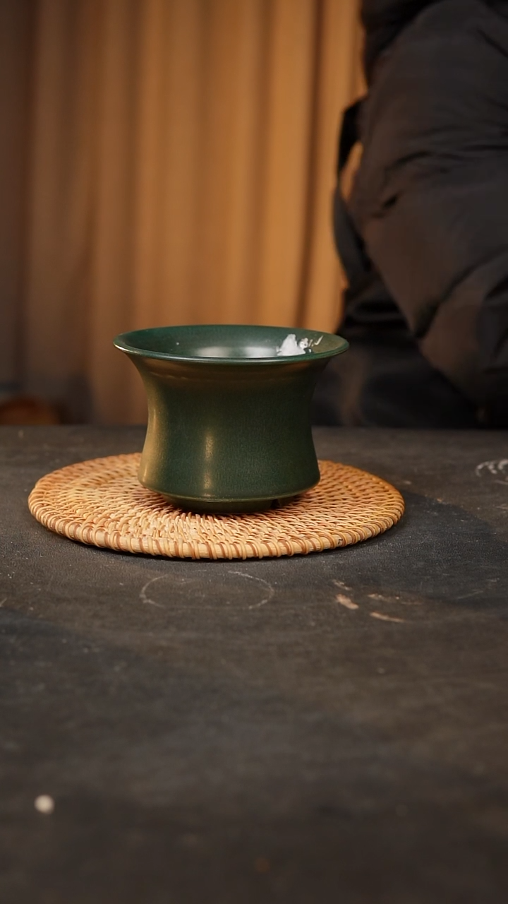 【闪购商品】瓷片泥泥手工花盆口11