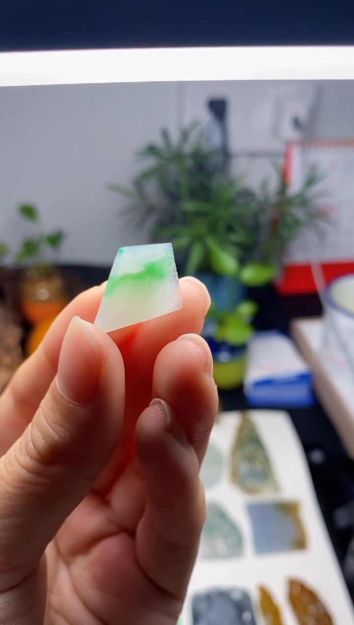 【闪购商品】定制翡翠未镶嵌翡翠片料定制未镶嵌3.3-1