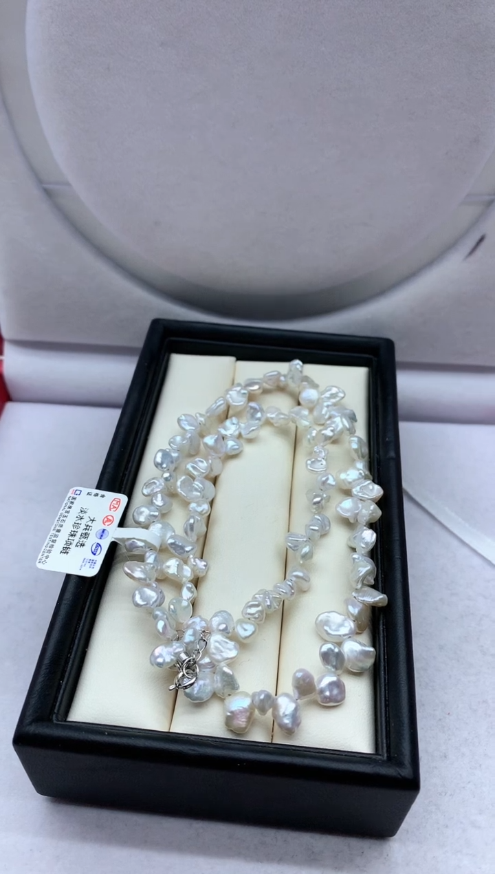 【闪购商品】海水珍珠颈饰银S925镶嵌项链