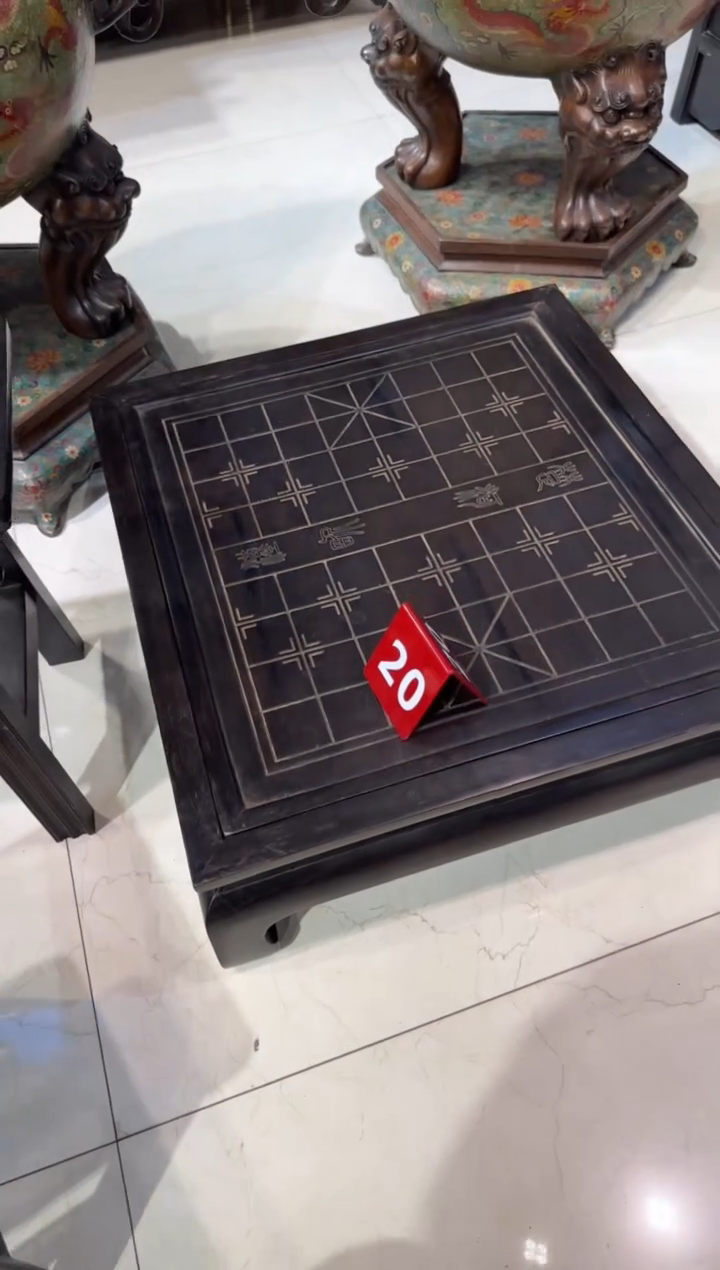 木木头款小叶紫檀双面棋桌2600