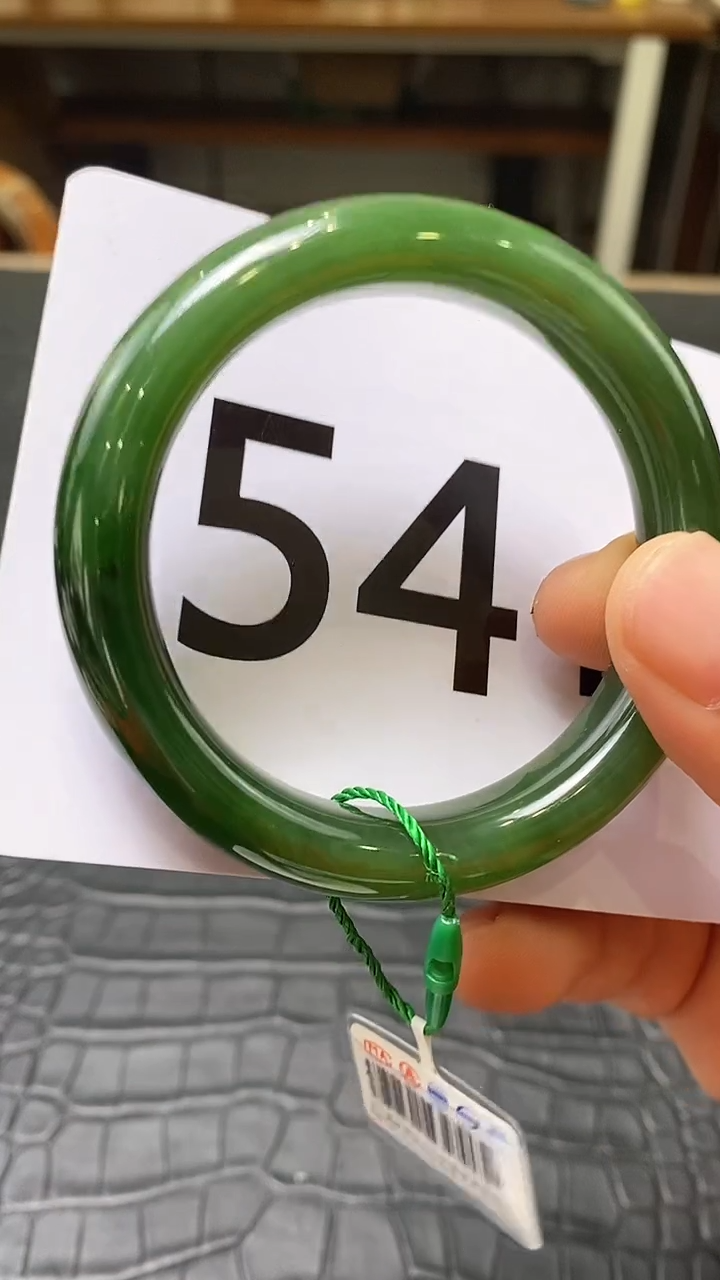 【闪购商品】和田玉碧玉手镯未镶嵌一个