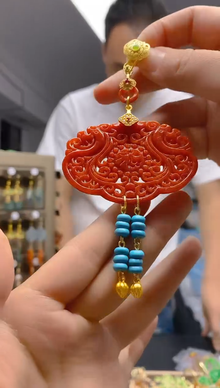 【闪购商品】翡翠耳饰合金0226翡翠压襟