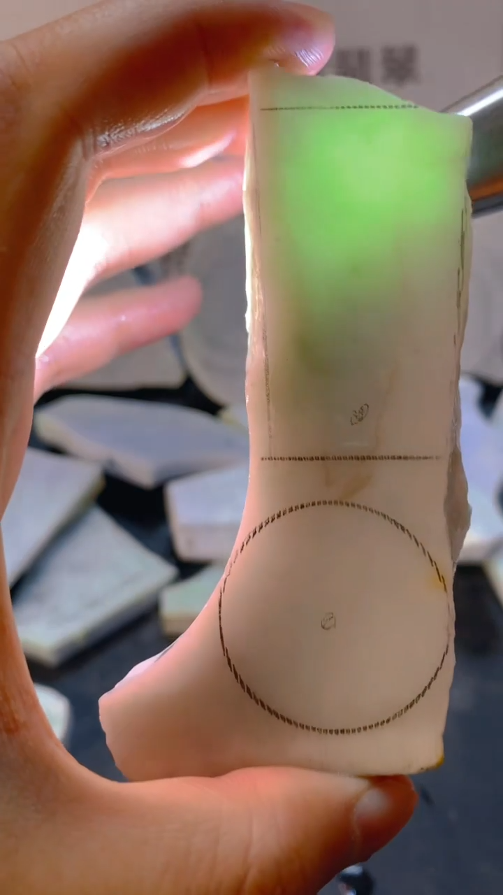 未镶嵌裸石翡翠天然缅甸翡翠A货FC227