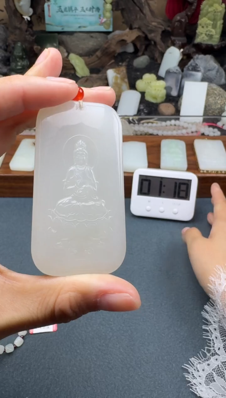 【闪购商品】和田玉颈饰未镶嵌开心