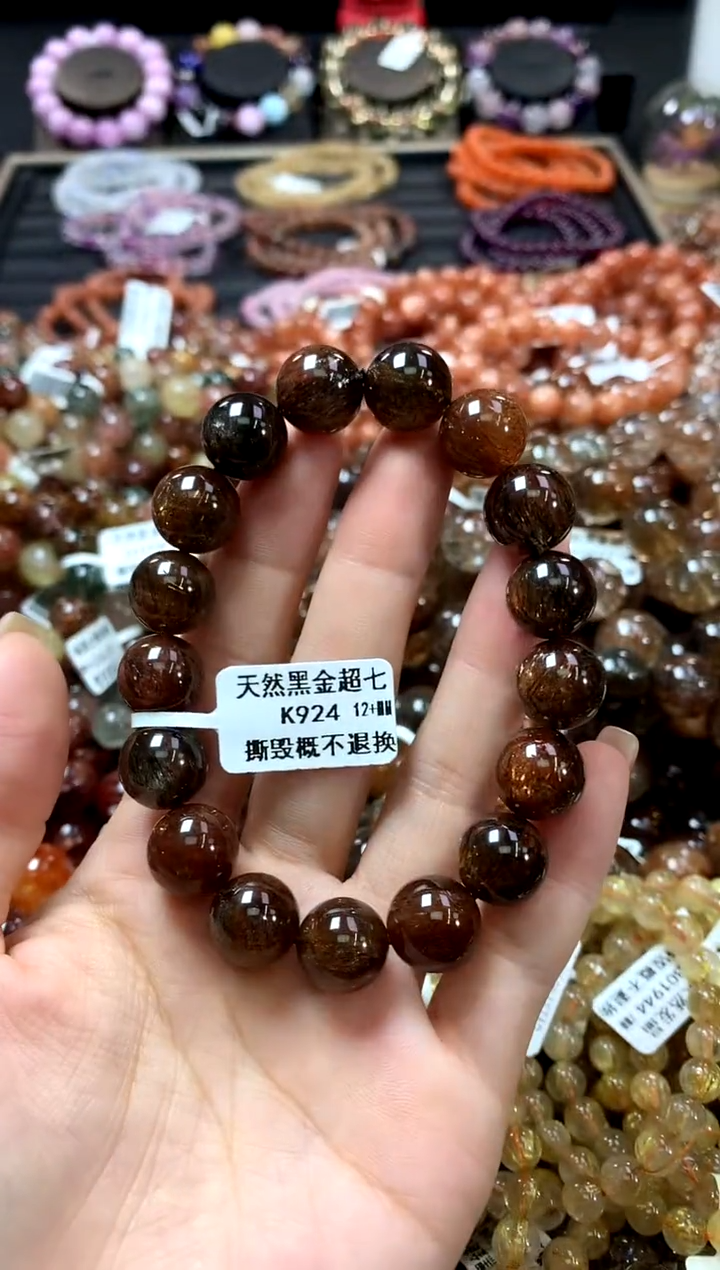 未镶嵌手链水晶12+