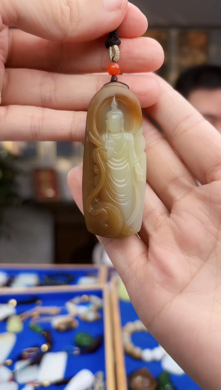 未镶嵌和田玉挂件拍一发一
