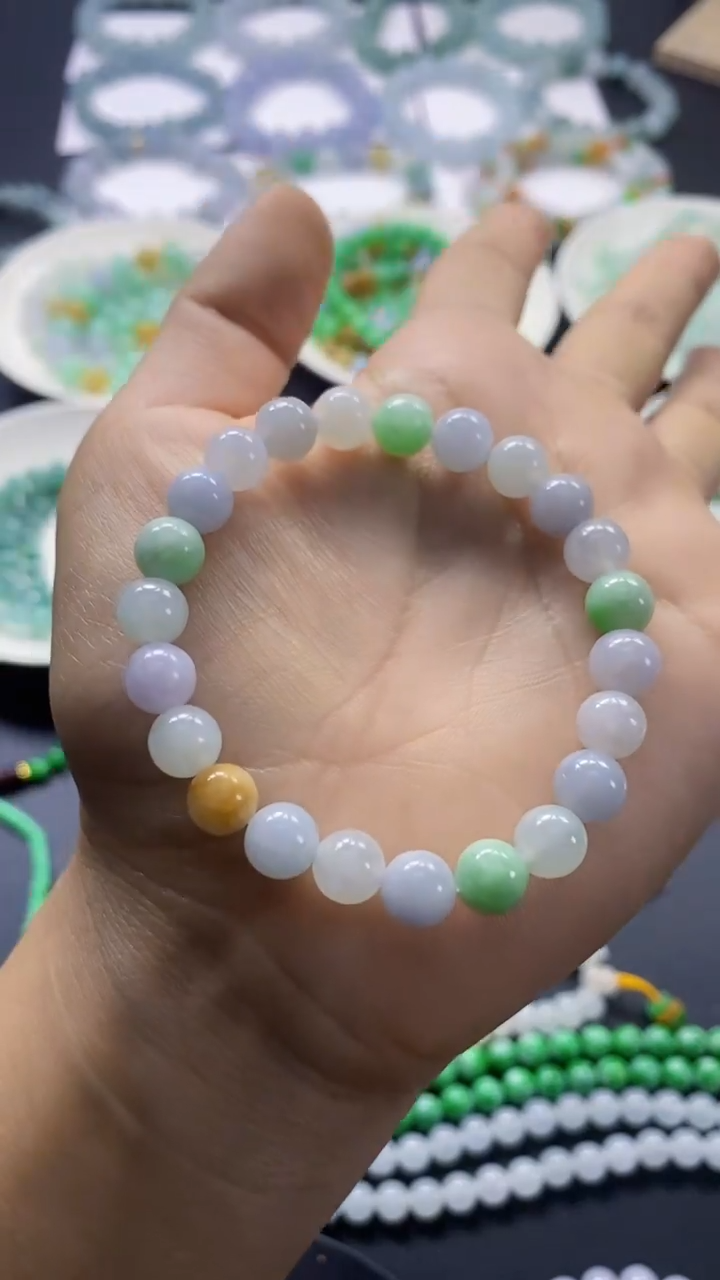 【闪购商品】翡翠散珠天然翡翠A货