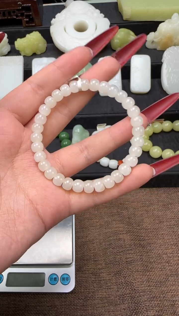 未镶嵌手串和田玉手串