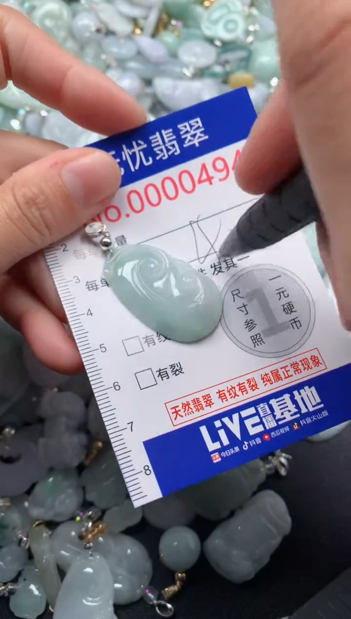 颈饰未镶嵌翡翠494