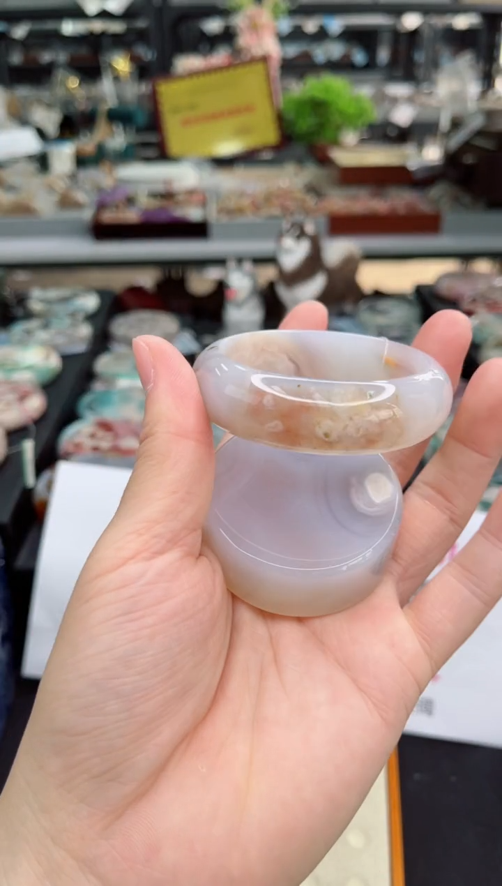 【闪购商品】石英质玉手镯未镶嵌53圈口（赠品镯心）3567085