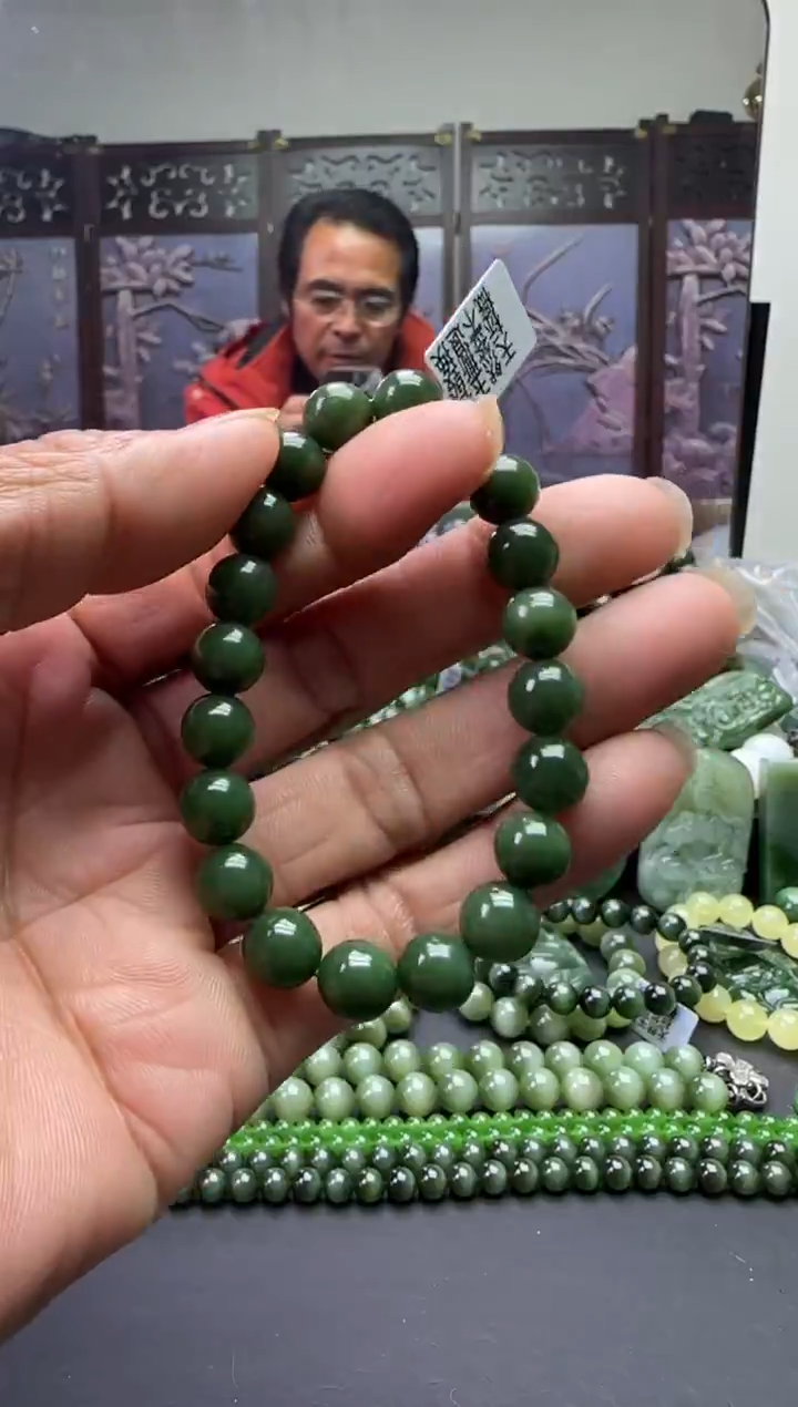 未镶嵌和田玉珠宝奇石手串