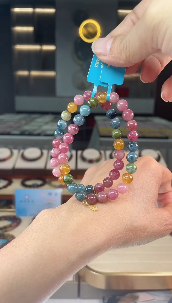 【闪购商品】碧玺单圈手串未镶嵌（多样性发一条）Q