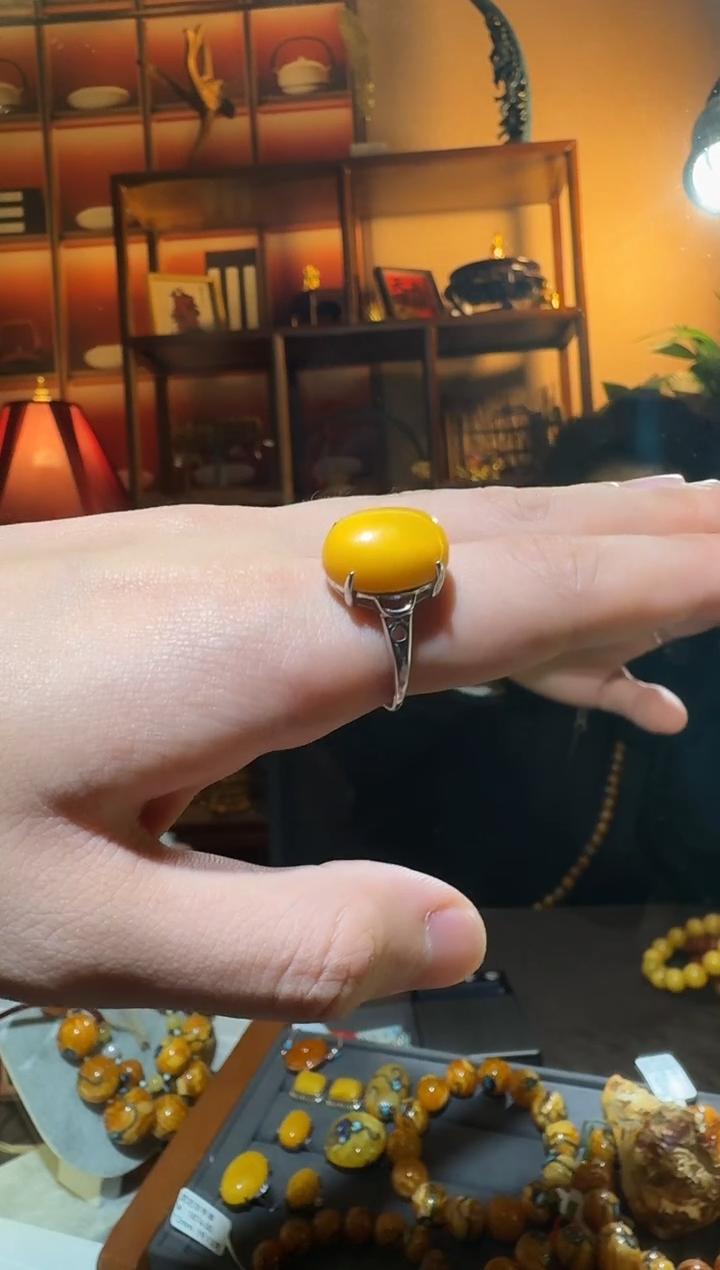 蜜蜡颈饰银S925镶嵌5463选择多样性发货其中一件