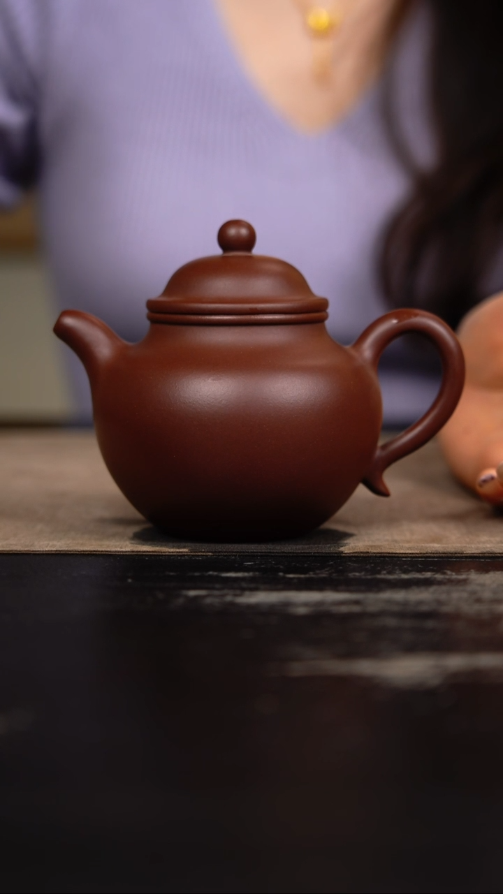 茶壶紫砂老紫泥秋水