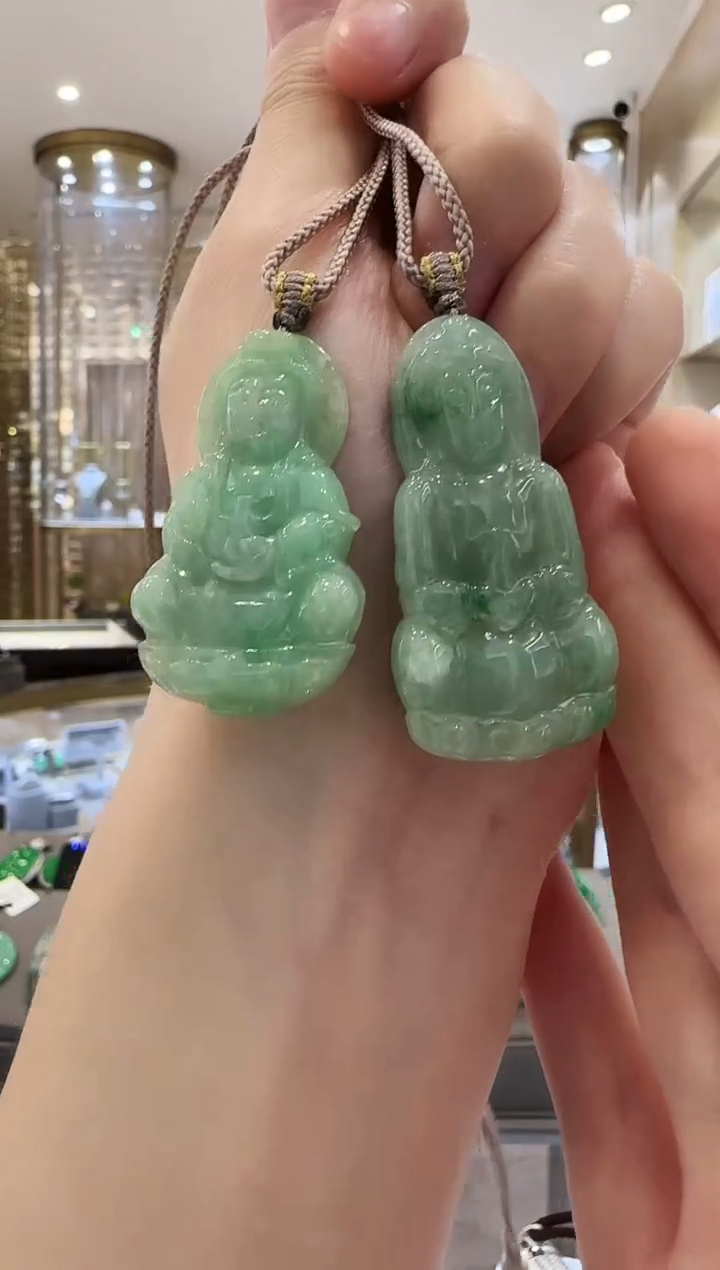 翡翠未镶嵌颈饰14多样发一