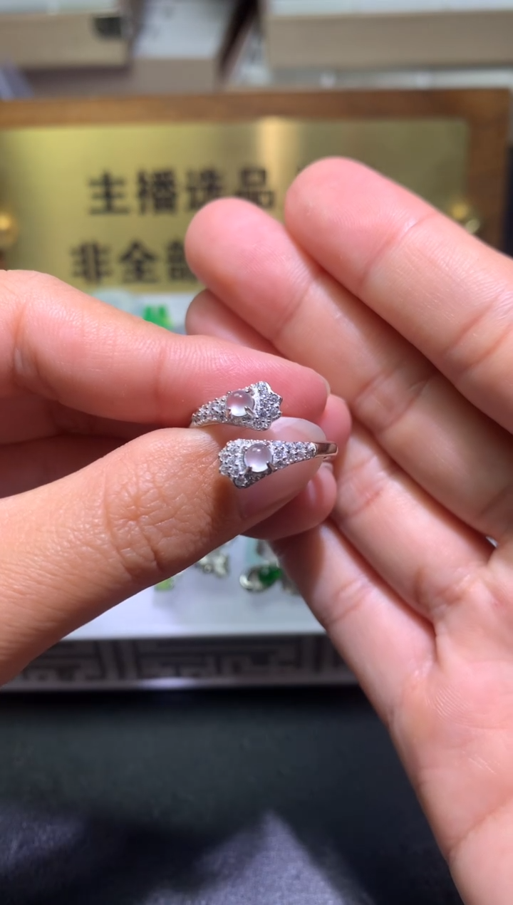 【闪购商品】翡翠颈饰银S925镶嵌净货