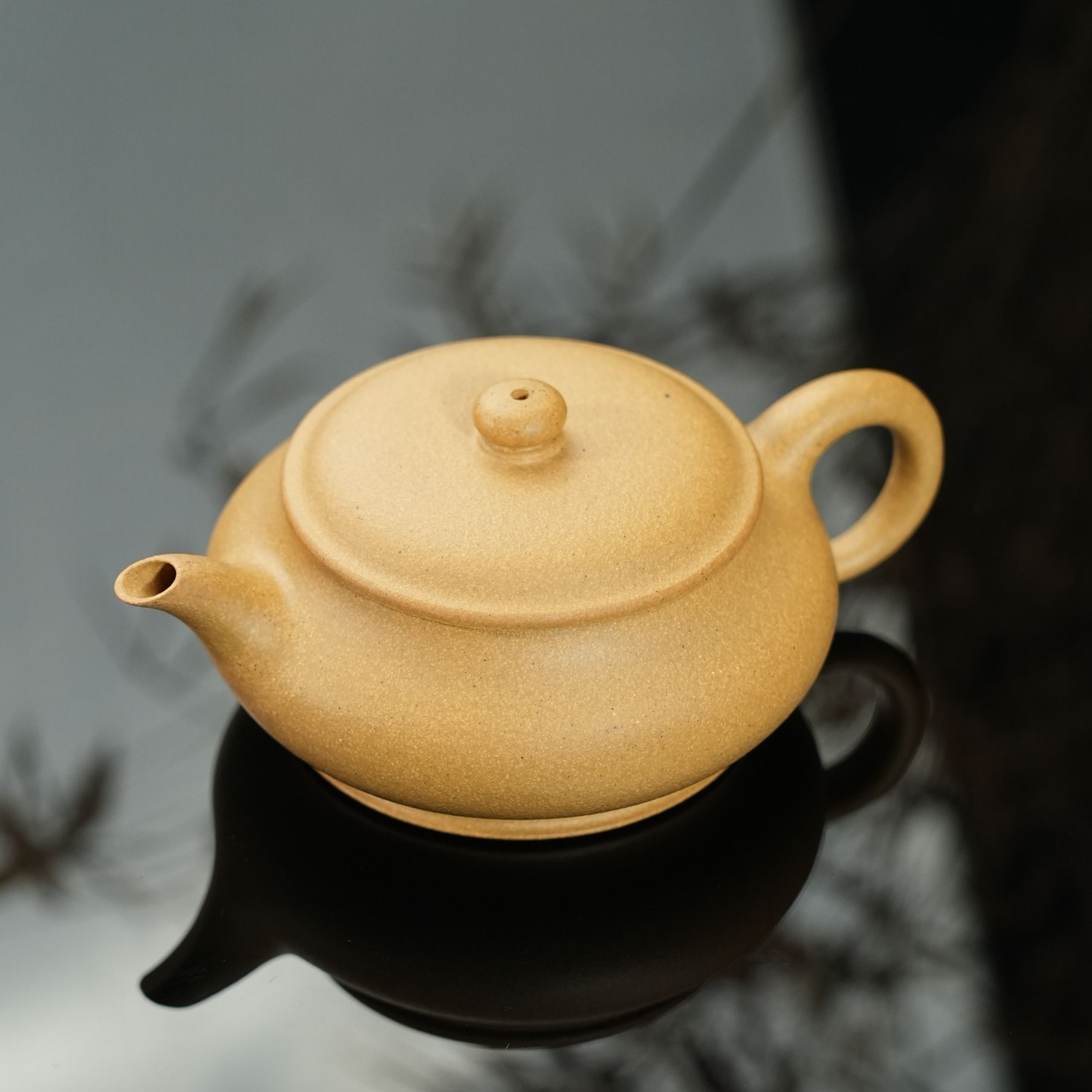 明炉 黄金段泥 约200cc  古雅高端紫砂壶 经典手工制