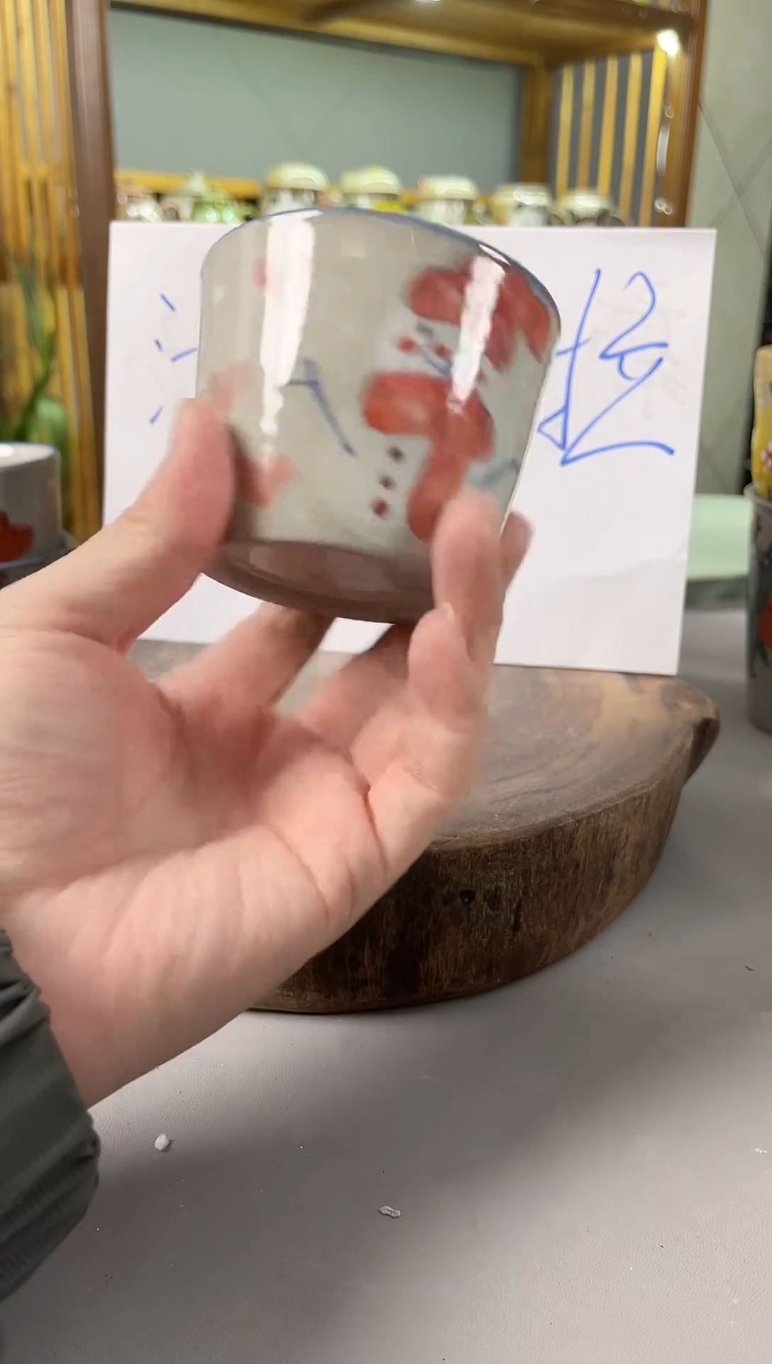 【闪购商品】瓷片景德镇手绘高温釉下彩