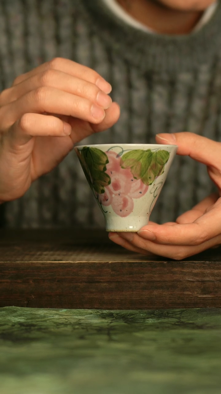 瓷器青诗集手工手绘瓷器