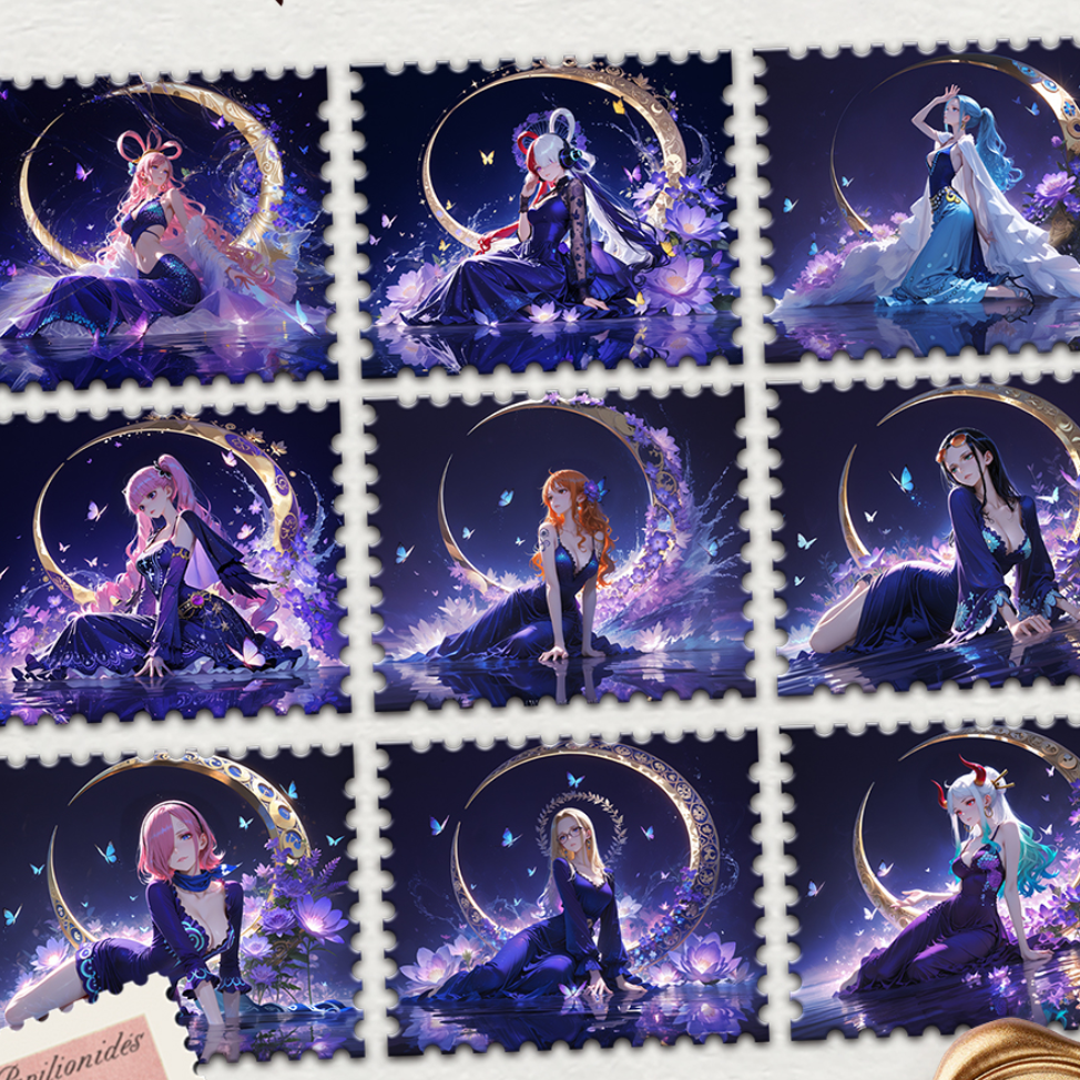 【海贼推推乐】无双海贼-山河海贼-空灵--新品-国产二创-收藏卡牌