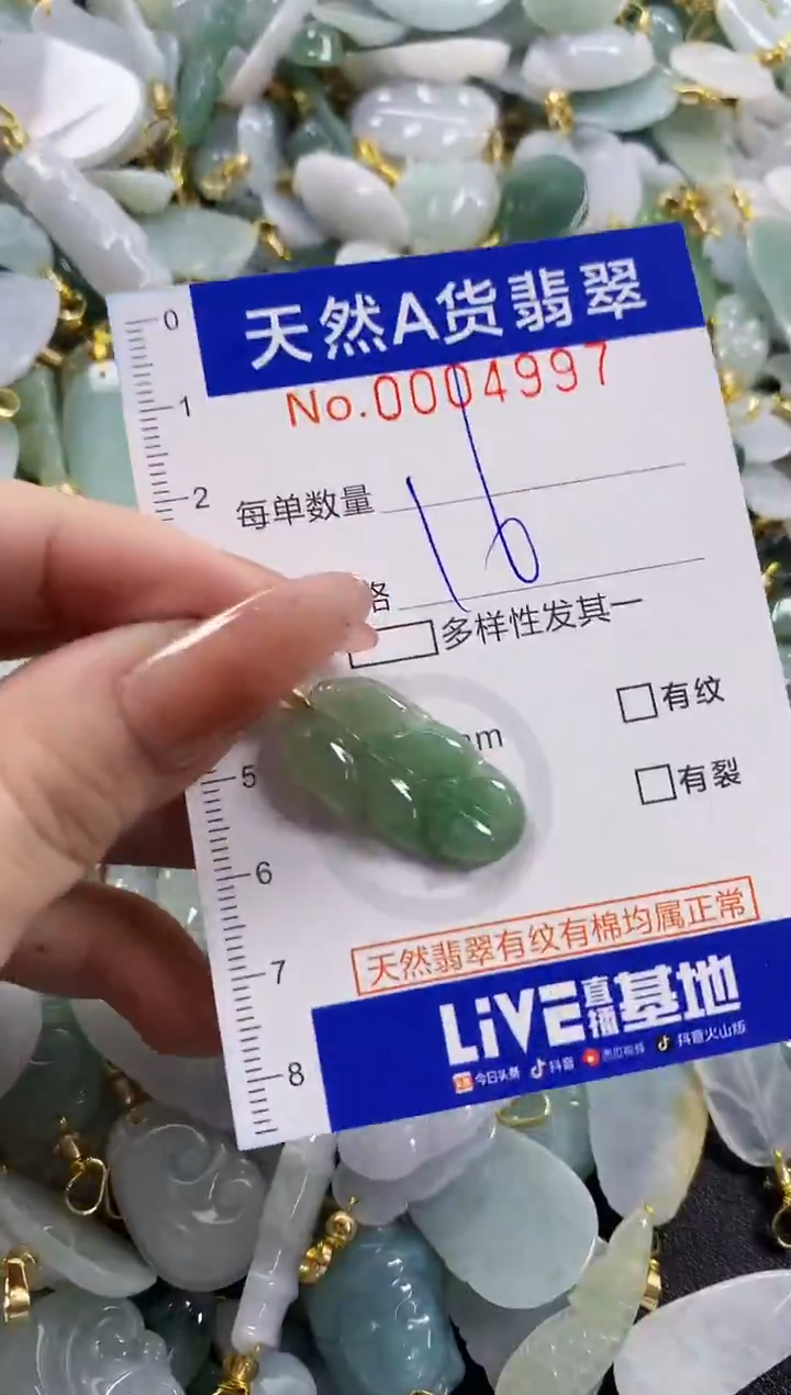 颈饰未镶嵌翡翠天然A货翡翠